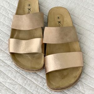 Gold sandals